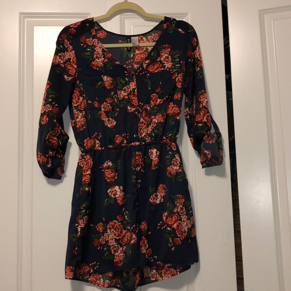 Floral Romper, Size 6